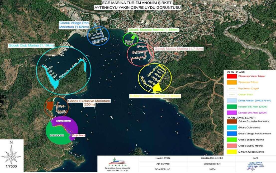 Göcek Ayten Koyu’ndaki Yat/Tekne Bağlama İskelesi Projesi Halkın Görüşüne Açıldı 2
